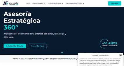 Sitio web de Asesoría Empresarial en Madrid, España